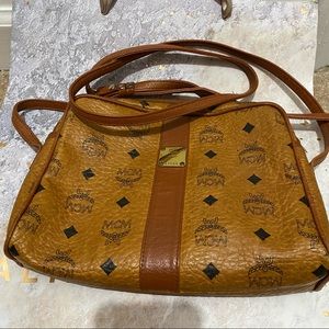 Vintage MCM Cognac Crossbody